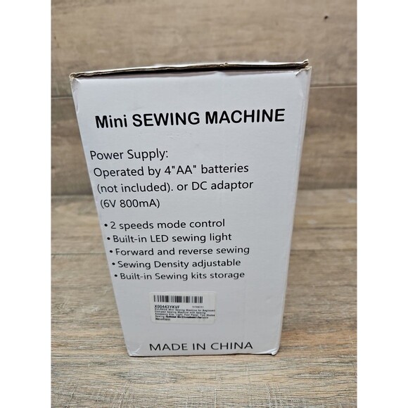 Portable Mini Sewing Machine Model S6 - Picture 6 of 6